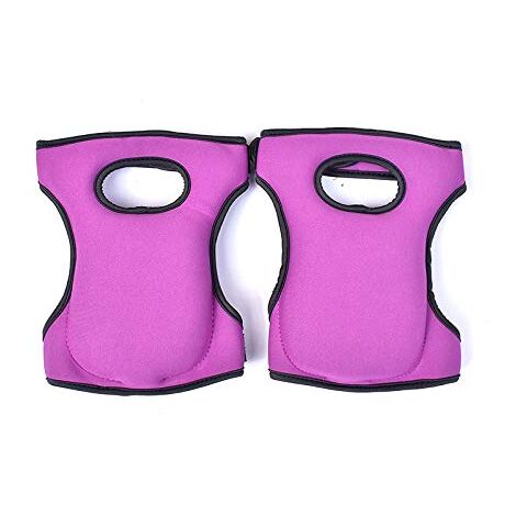 1 pair of soft foam garden knee pads with double straps for garden cleaning and floor cleaning.