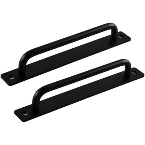 Door handles 2 pieces sliding door handles cabinet door handle aluminum door handle balcony door handle with screws, for cabinet door (210 x 25 mm)