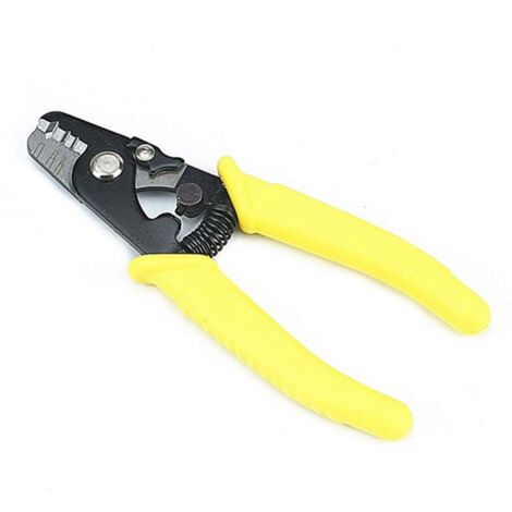 CFS-3 Optical Fiber Stripper with three holes, segmented stripping handle, non-slip grip and safety buckle for loose tubes (1/5)
