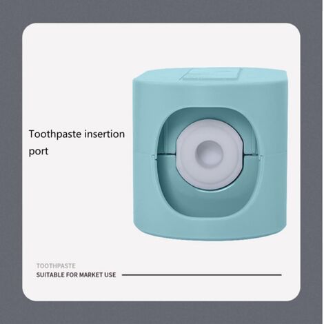 2 Pcs Wall Mounted Hands Free Automatic Toothpaste Dispenser Set, Automatic Toothpaste Squeezer, Multifunctional Wall Mounted Bathroom Accessories Set - Waterproof and Dustproof