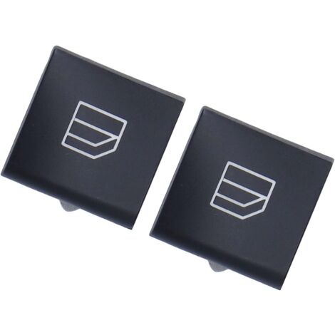 Window Switch Button Cover, 2pcs Window Switch Button Cover Compatible with W166 Class 2005-2011 GL Class X164 2006-2012 A2049055402 (1/5)