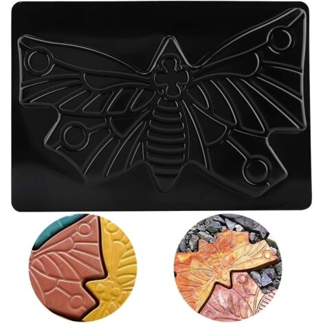 Paving Mold - 1 Piece Butterfly Shaped Mold, Stepping Stone, Concrete Mold for Walkway, Driveway, Garden Path (1/5)