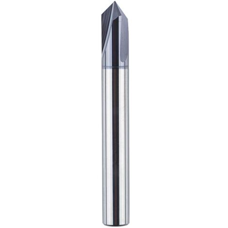 3pcs 6mm Tar Mill Flute 90 Degree Covered V Cutter Solid Tungsten Carbide CNC Chaflan Mill Professional for Trimming and Beveling (1/5)