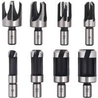8PCS HSS Wood Plug Cutter Wood Cutting Tool Plug Drill Bits Wood Plug Cutter Drill Bits 6mm/10mm/13mm/16mm