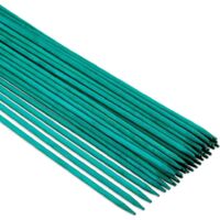 Set of 50 38 cm green plant stakes for the garden