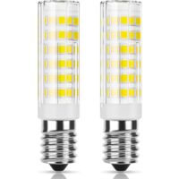 E14 LED Extractor Hood Bulb, 5W Halogen Equivalent to 50W, Cool White 6000K, 550lm, Small Screw Base Light Bulb for Extractor Hood and Refrigerator, Non-Dimmable, 2 Pack