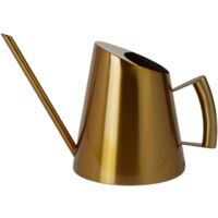 Stainless Steel Watering Can with Long Narrow Nozzle, Garden Plant Flower Tool, Ideal for Homes, Gardens, Balconies, Offices, Bonsai etc. (400ml, Gold)