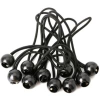 30pcs Elastic Tensioners, Tarpaulin Tensioners, Elastic Bungee Rope, Elastic Tensioners for Gazebo, Tarpaulin, Camping, Tent, Curtains, Extension Harness (200mm)