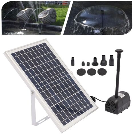 Bomba de energía solar 10W 1000l/h bomba solar bomba de cascada fuente de estanque de jardín