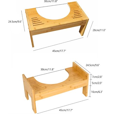 Taburete de Inodoro de Madera, Taburete de Inodoro para niños, Ayuda de ...