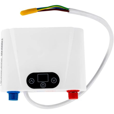 Mini calentador de agua eléctrico, 5,5 kW, 220 V, mini calentador de agua, pequeño calentador de agua para cocina, cuarto de baño