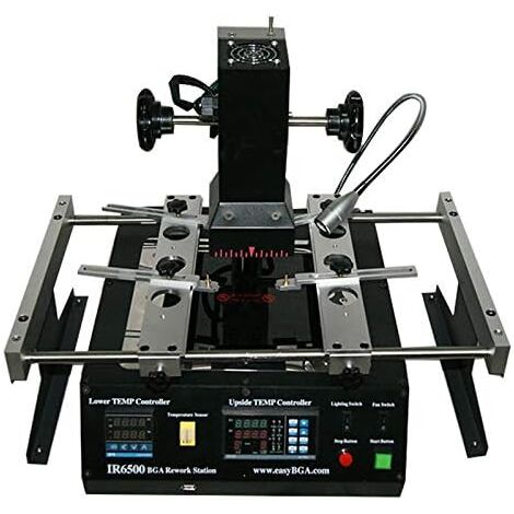 IR6500 Rework Station - Máquina de Soldadura por Infrarrojos (estazione BGA, Herramienta de reconstrucción Hot Air BGA SMD, soudure Soldering Rework Revision, Adecuada para portátiles
