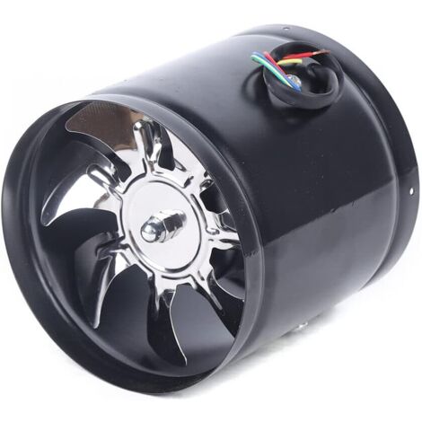 Ventilador axial de tubo de 150 mm de diámetro Ventilador de tubo de ventilación Ventilador de Extracción de Baño Ventilador Extractor Ventilador de Conducto