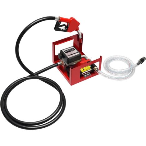 Bomba diésel autoaspirante de 230 V con 2 mangueras, bomba de gasoil 200 W, 50 L/min bomba de trasvase de gasoil (1/5)