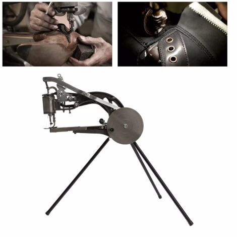 Máquina de coser a mano, máquina de reparación de zapatos, reparación de zapatos de mano pesada, máquina de coser con agujas, máquina de coser de cuero, para lona, algodón, lino, bolsos, paños