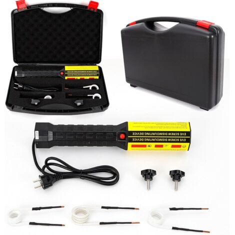 Calentador de inducción magnético, calentador de inducción sin llama, kit de calentamiento por inducción de tornillo de 1000 W con 3 bobinas (1/5)