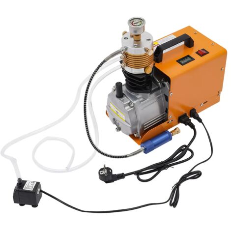 Bomba compresora de aire de alta presión, inflador de compresor de aire, pistola de aire para herramientas de coche, pulverizadores de pintura, 4500 PSI (1/5)