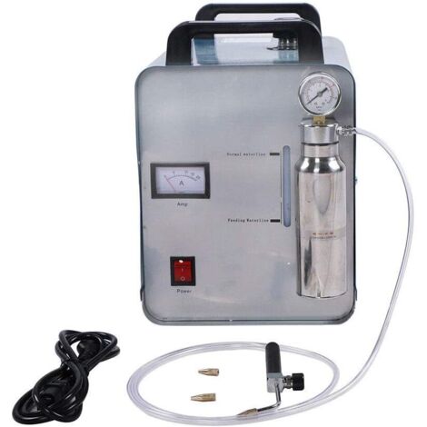 Soldador de agua de hidrógeno portátil de 95 l con oxígeno, pulidora de llama y pulidora de acrílico (1/5)