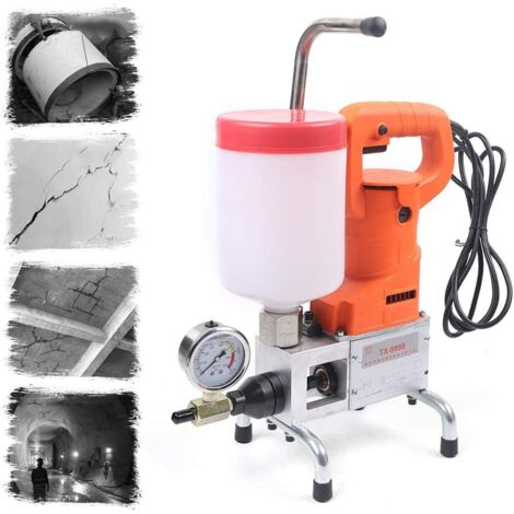Bomba de inyección de infusión de alta presión, Máquina de compresión de alta presión, Sellado eficaz, Poliuretano y resina epoxi, 720 W, 10 000 PA