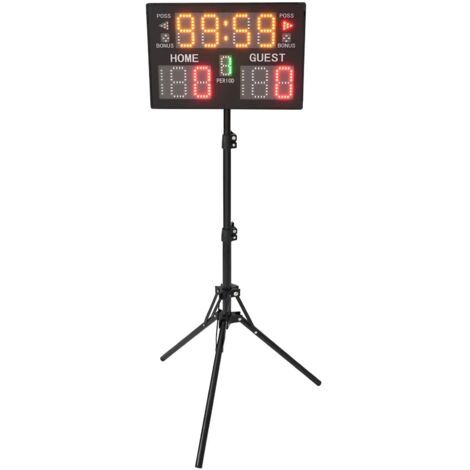 Marcador Digital Portátil YZ Con Mando - Pantalla LED, Para Deportes Como Cornhole, Baloncesto, Tenis, Etc., Funciona Con Power Bank, Sonido Ajustable