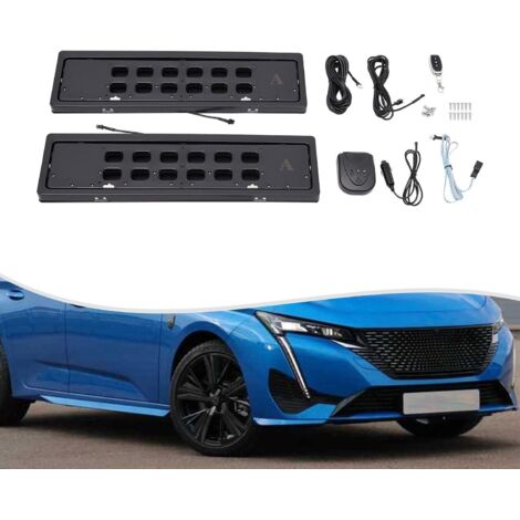 Portamatrículas giratorio eléctrico sin marco de primera calidad para todos los vehículos y modelos