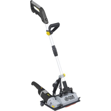 Fartools 115019 Rex H-200 - Rinnovatore su base telescopica, 1800 W, 2 in nylon abrasivo, Ø 120 mm/L2 x 100 mm, molti pennelli adattabili, decapaggio grandi superfici
