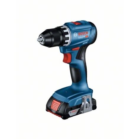 Trapano avvitatore senza fili BOSCH GSR 18V-45 06019K3204 + 2 batterie da 3Ah 18V in L-Boxx Professionale (1/5)