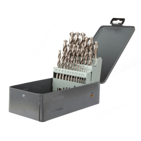 25 pezzi set di mole HSS pro DIAGER - Ø1 a 13 - 747D (1/3)