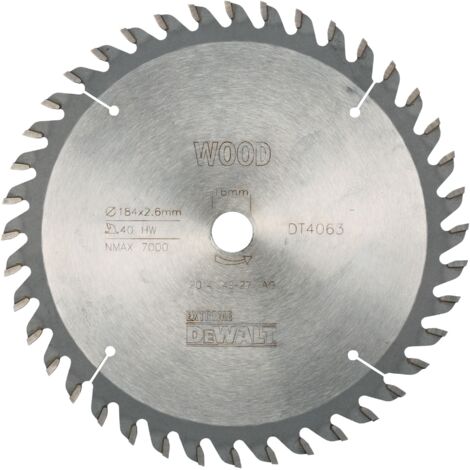 Lama di sega circolare portatile DEWALT Extreme Workshop 184x16mm