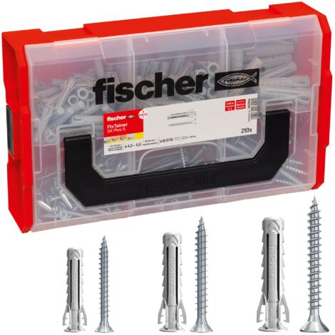 Confezione FixTainer per tasselli SX Plus 6,8 / 10 con viti FISCHER 567894 (1/5)