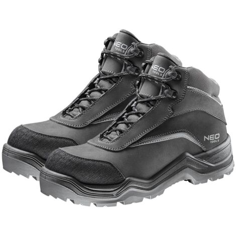 Scarpe di sicurezza alte NEO TOOLS 82-151 rinforzo in nabuk (1/3)