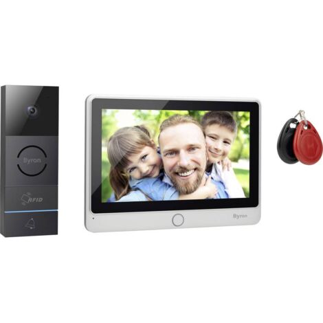 Smartwares Videocitofono RFID con Touchscreen HD da 7" DIC-24112, Funzione Registrazione Video e Visione Notturna (1/5)