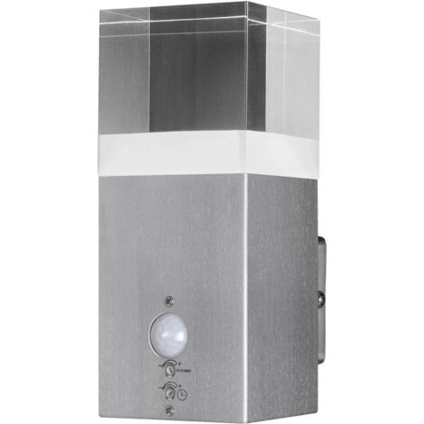 Applique LED exterieure avec détecteur de présence - Acier - 5W - 20cm (1/5)