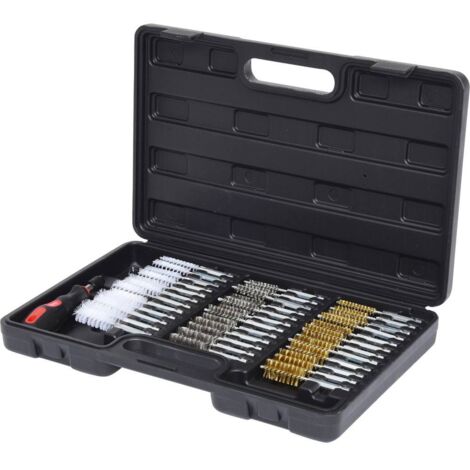 Set di spazzole per la pulizia del foro della candela di preriscaldamento o dell'iniettore - KS TOOLS - 340.0010 (1/5)