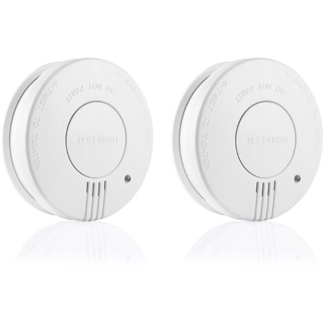 Smartwares Set di 2 rivelatori di fumo - Sensore ottico - Durata 10 anni - Batteria sostituibile 5 anni - Pulsante di test - 85 DB - FSM-11517 (1/5)