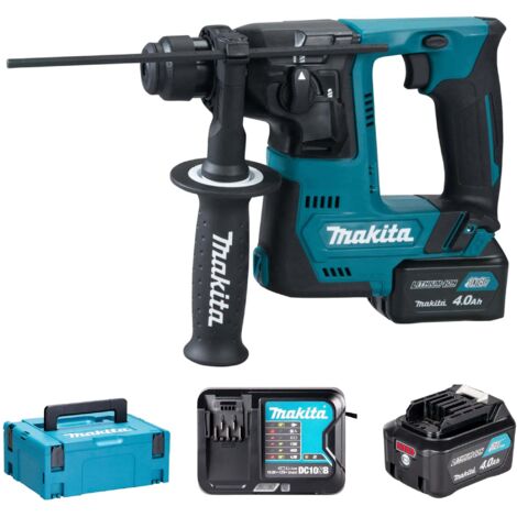 Tassellatore 12V SDS-PLUS 1J (2x4.0 Ah) in Makpac - MAKITA HR140DSMJ