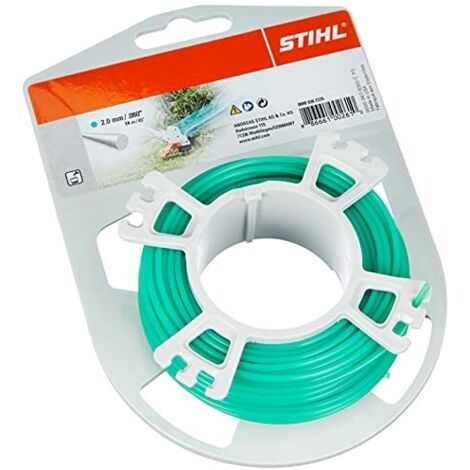 Stihl 2.0 mm 40 metri (00009302335) - Stihl 2.0 mm Square Nylon Spool of Square Nylon for Trimmers and Brush Cutters, High Durability and Visibility (1/4)