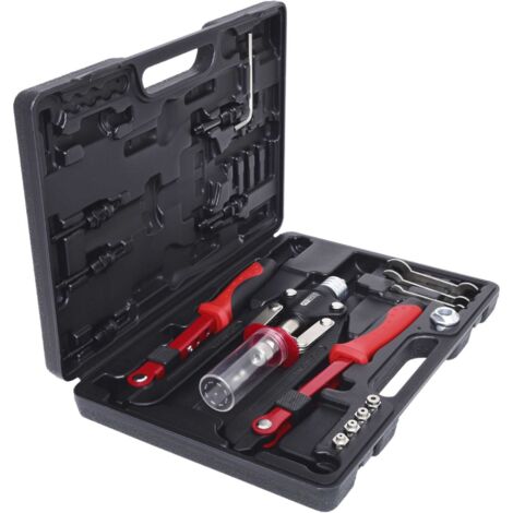 Juego de prensacables y remaches ciegos (insertar) - 2 brazos plegables - KS TOOLS - 150.9630