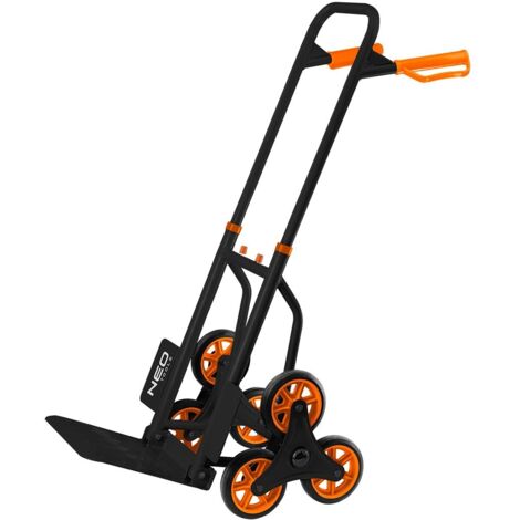 Carro de escalera plegable NEO TOOLS 84-402 150 kg en suelo plano 120 kg escaleras (1/2)
