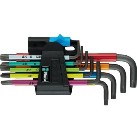 Juego llave allen 9 unidades Multicolor HF Wera