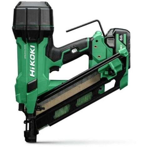 Cloueur 90mm-18V-5Ah - HIKOKI - NR1890DCAWQZ -Li-ion Brushless-Tête en D bande papier - Hitcase IV (1/5)