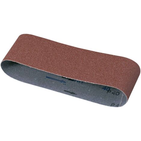 10 feuilles abrasives pour ponceuses à bande DEWALT DT3304-QZ multi-usages 75 x 533 Grain 100 (1/2)
