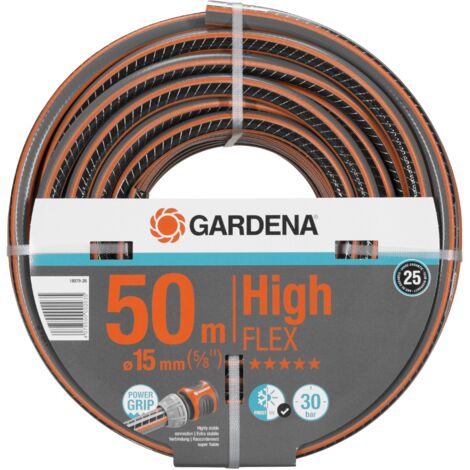 GARDENA Manguera de riego jardín 50 m Comfort HighFLEX de 15 mm (5/8") (18079-26)