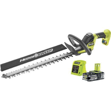 Cortasetos Ryobi RY18HT50A-0 18V ONE+ Batería 50cm 24mm 1350 rpm Kit 2,5 Ah (1/5)