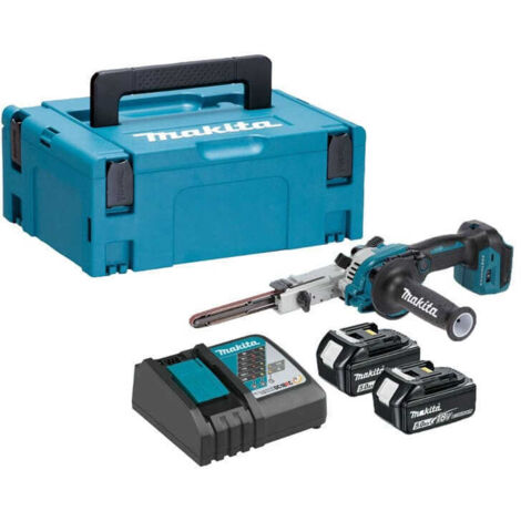Lijadora de banda MAKITA DBS180RTJ 18V Li-ion 5 Ah 9 x 533 MM (1/5)