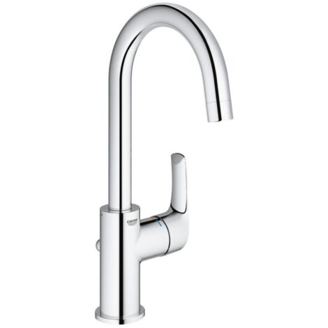 Grifo de lavabo EUROSMART GROHE 23537002 - tamaño L - cuello de cisne - cromo (1/5)
