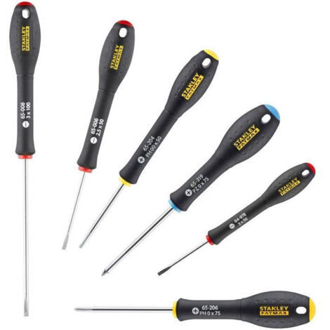 Juego de 6 destornilladores de precisión STANLEY FATMAX