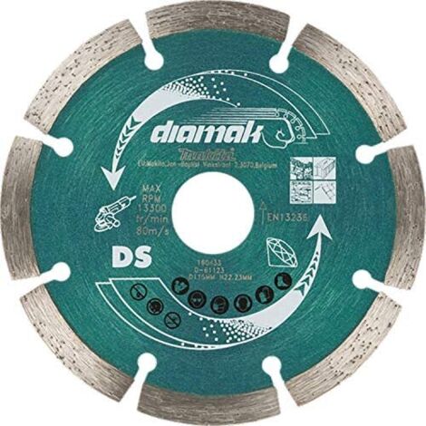 Makita D-61139 disco de diamante 12,5 cm Disco de diamante con borde segmentado (1/4)