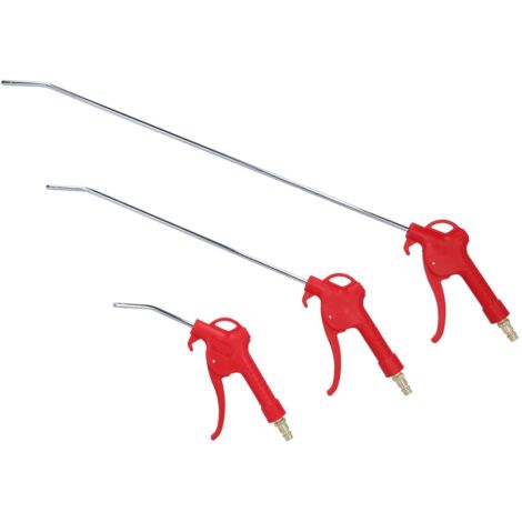 KSTOOLS Juego de 3 pistolas sopladoras con boquilla 100 mm / 330mm / 490mm conexión 1/4" - 515.1921 (1/4)