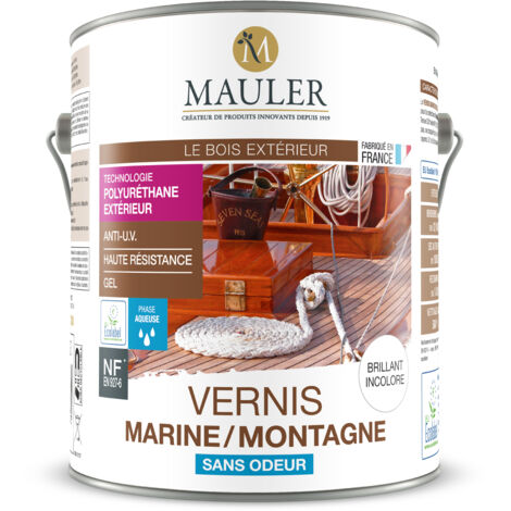 Vernis marine montagne sans odeur - 2,5 litre - incolore brillant (1/5)